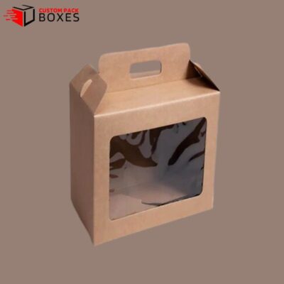 Kraft Boxes With Handle - Image 2
