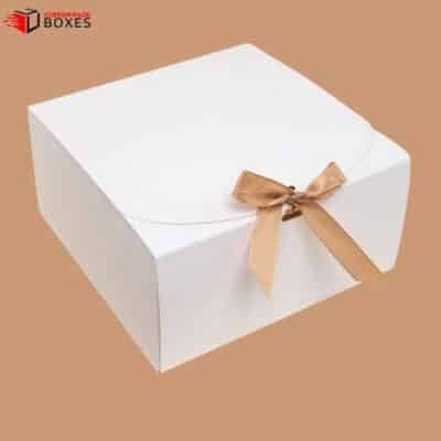 Sturdy White Gift Boxes